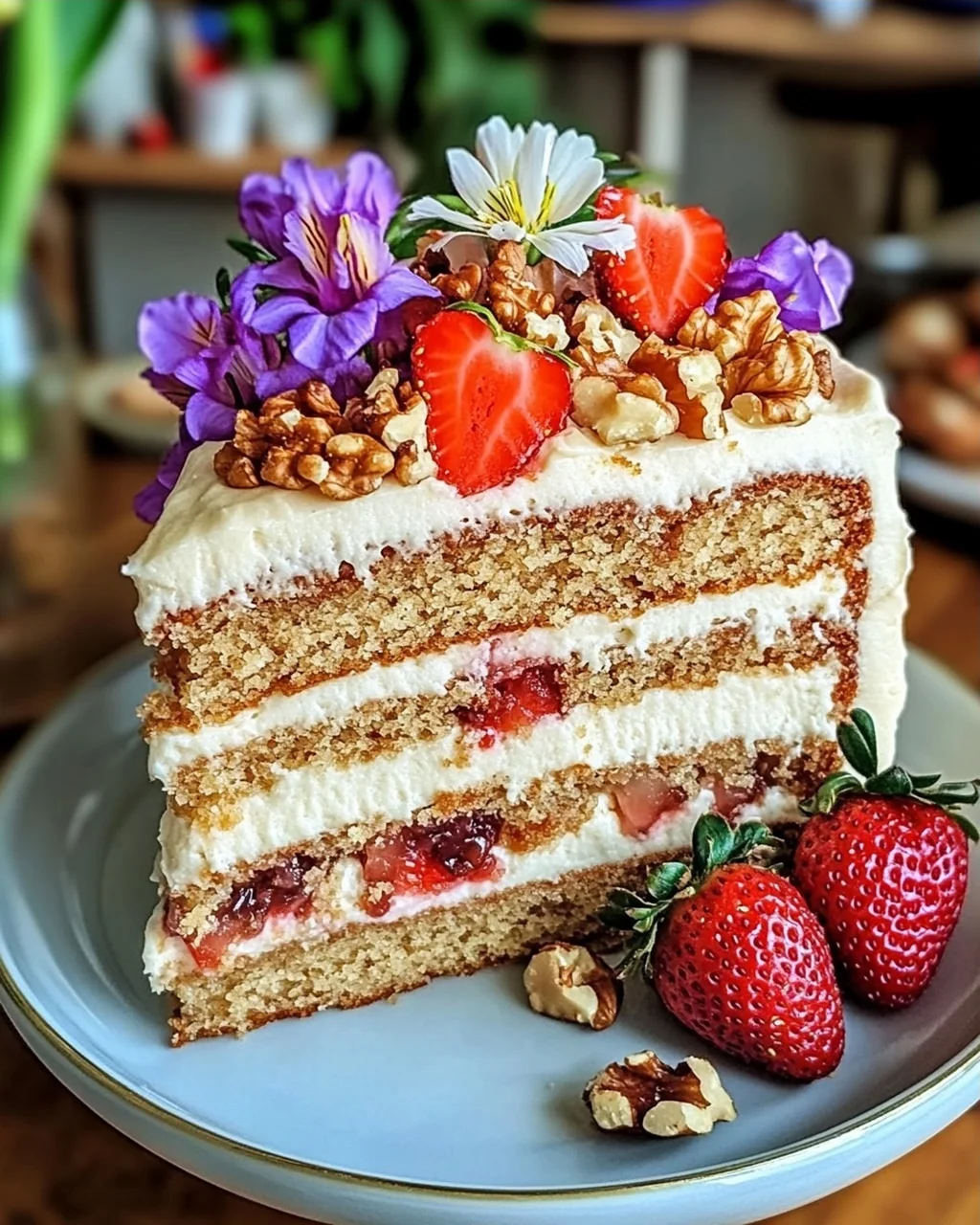 Ahorn-Walnuss-Kuchen für den perfekten Frühling