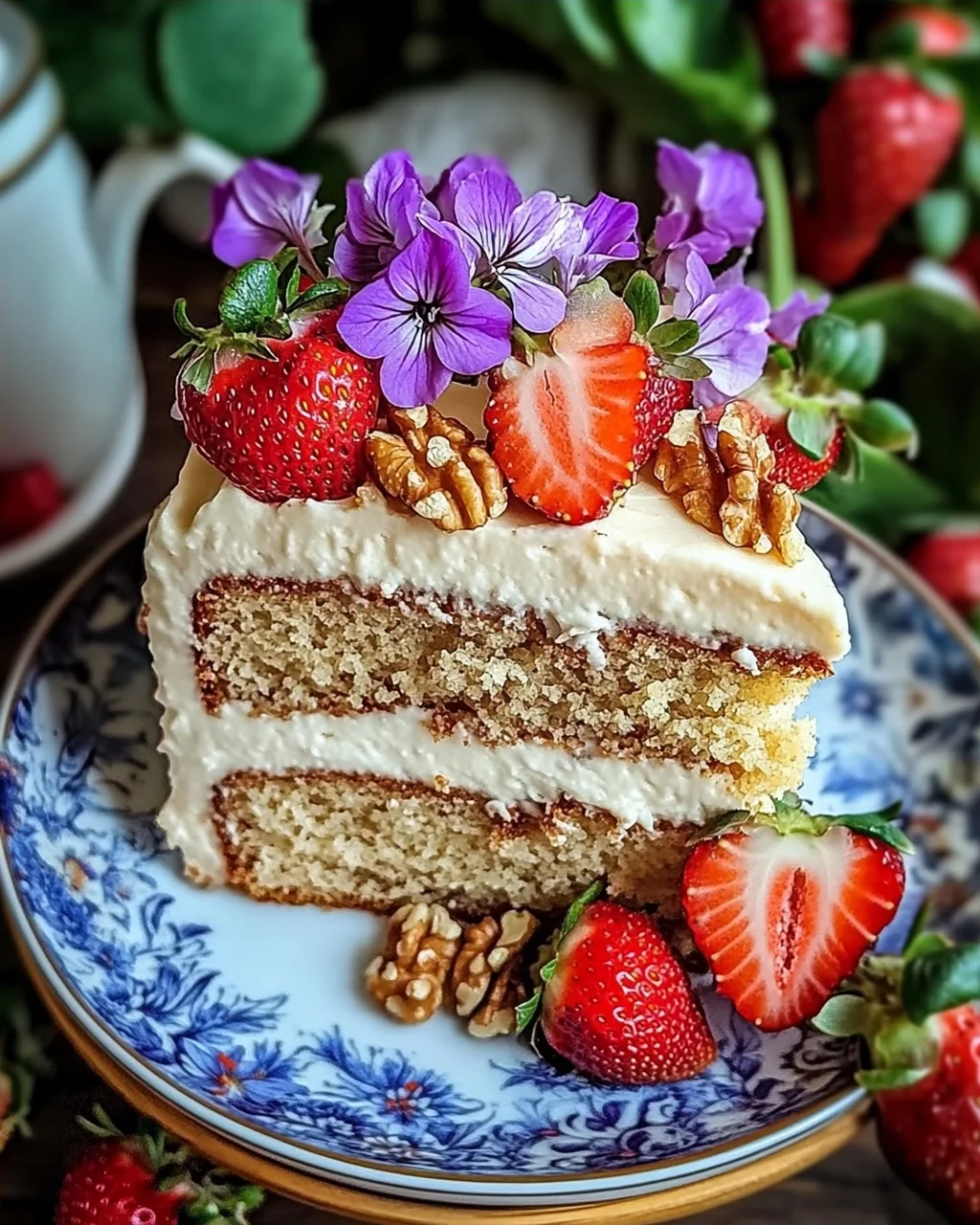 Ahorn-Walnuss-Kuchen für den perfekten Frühling