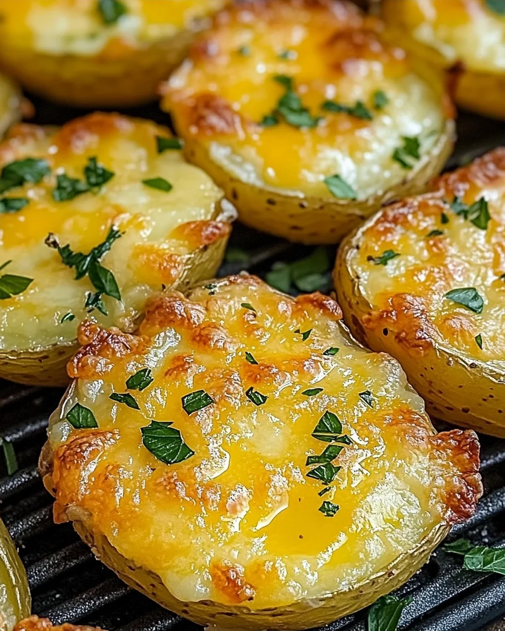 Air Fryer Cheesy Potatoes