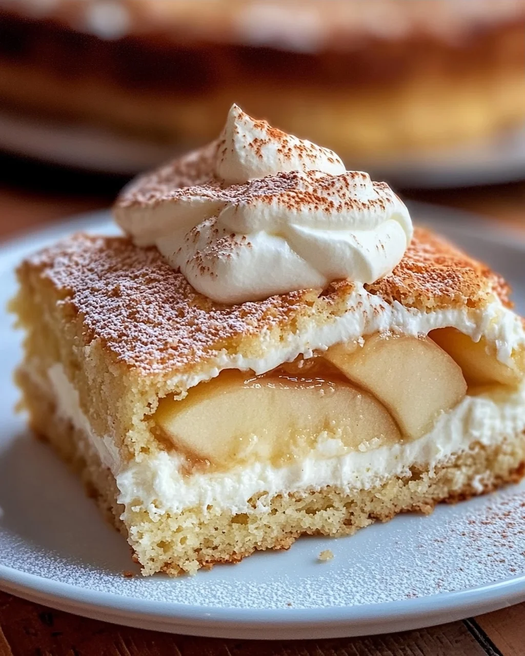 Apfelkuchen mit Schmandcreme