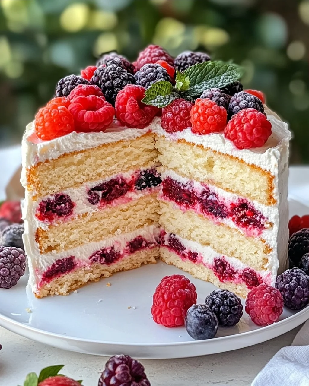 Beeren Käsesahne Torte