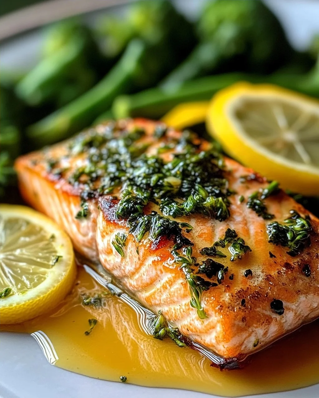 Buttergebackener Lachs mit Broccolini