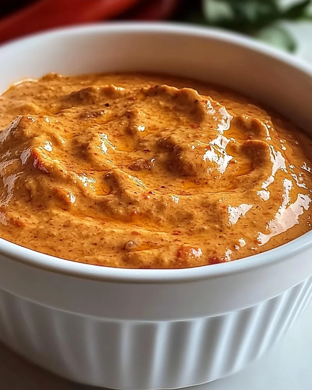 Creamy Roasted Red Pepper Dip