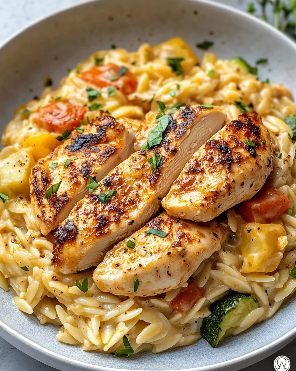 Cremiges Cajun Hähnchen Orzo Rezept – Einfach & Lecker