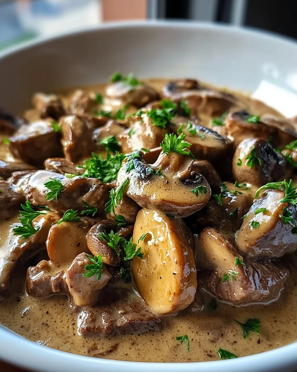 Cremiges Rindergeschnetzeltes in Pilzrahmsauce – schnell & lecker!