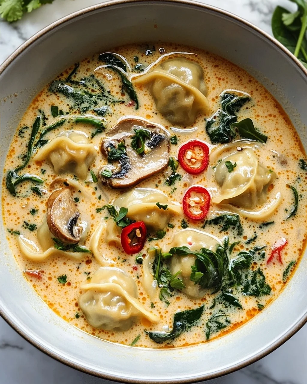 Das beste Rezept: Cremige Thai Dumpling Suppe – Unwiderstehlich