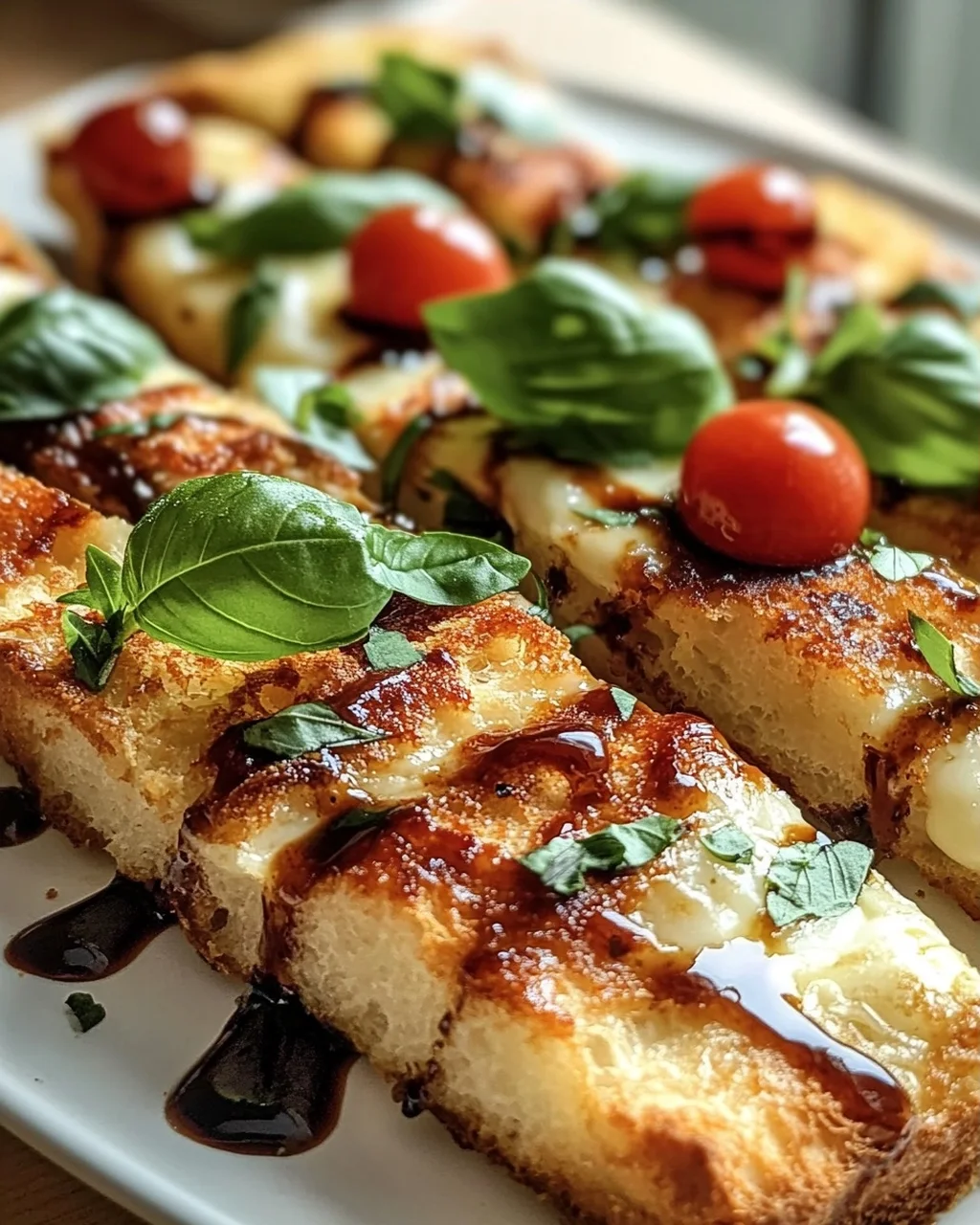 Discover Delicious Caprese Basil Cheese Bread Sticks!