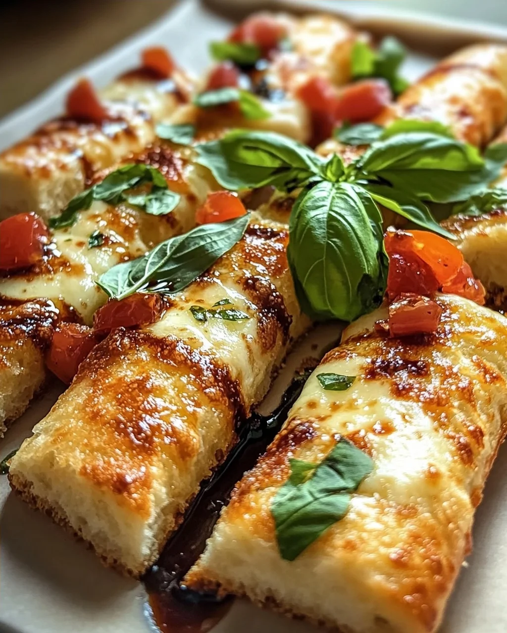 Discover Delicious Caprese Basil Cheese Bread Sticks!