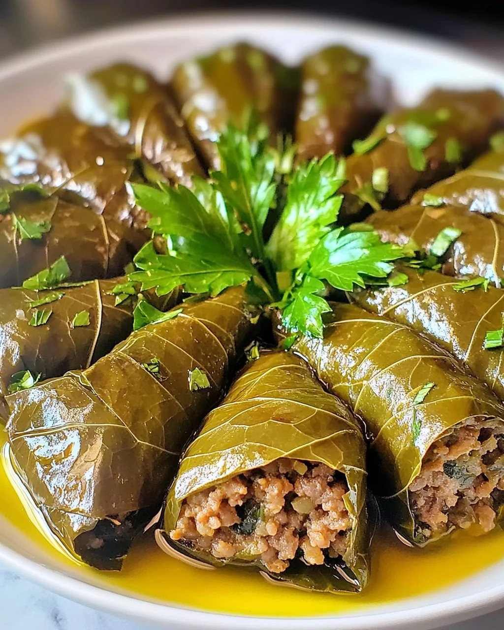 Dolmades: Einfache gefüllte Weinblätter aus Griechenland