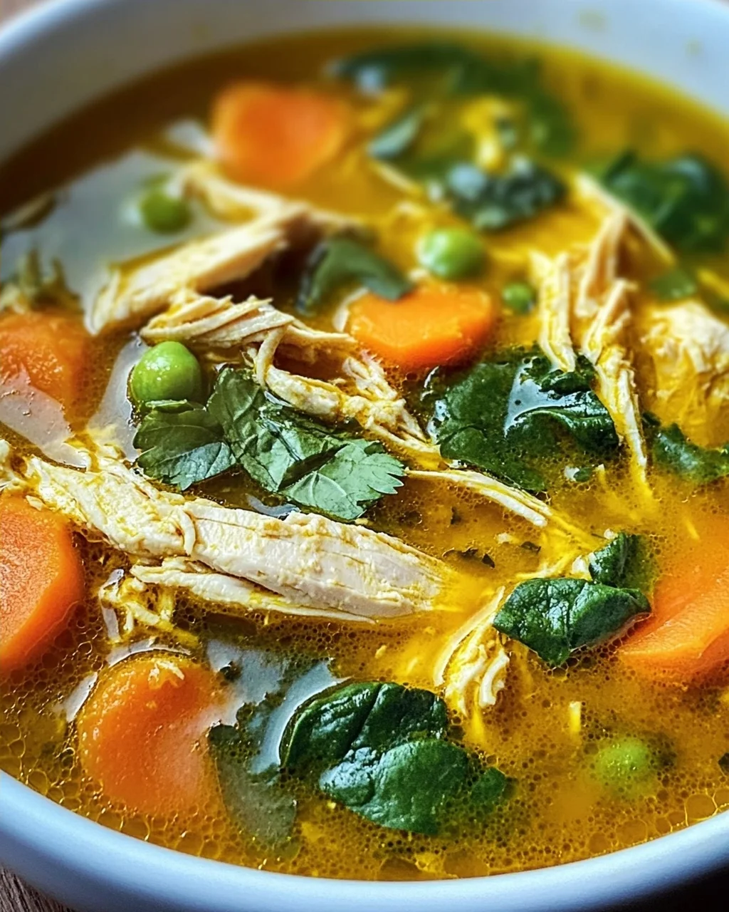 Entzündungshemmende Kurkuma-Hühnersuppe