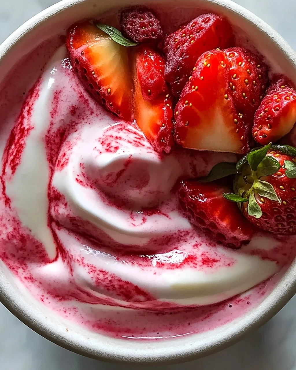 Erdbeer Swirl Smoothie Bowl: Das ultimative Sommer-Rezept