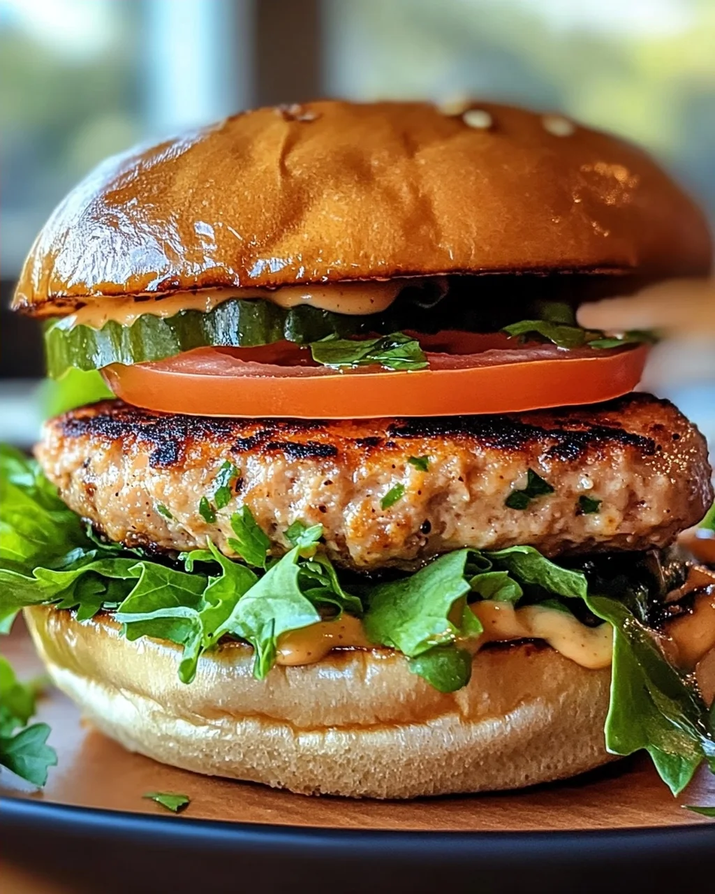 Erdnuss-Türkei-Burger – Gesund und super lecker!
