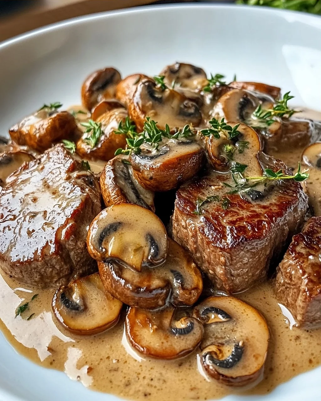 Filettopf Mit Champignons