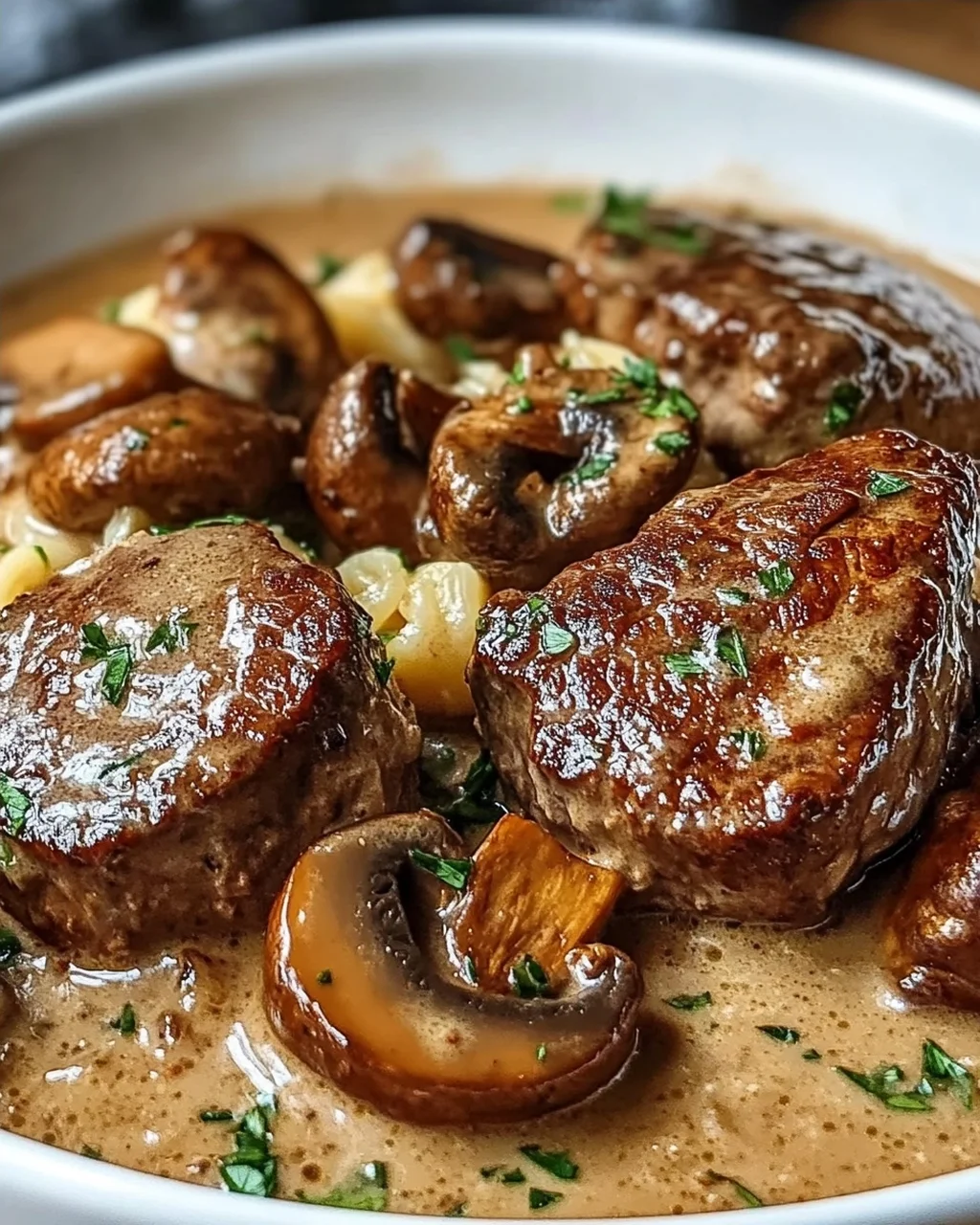 Filettopf Mit Champignons