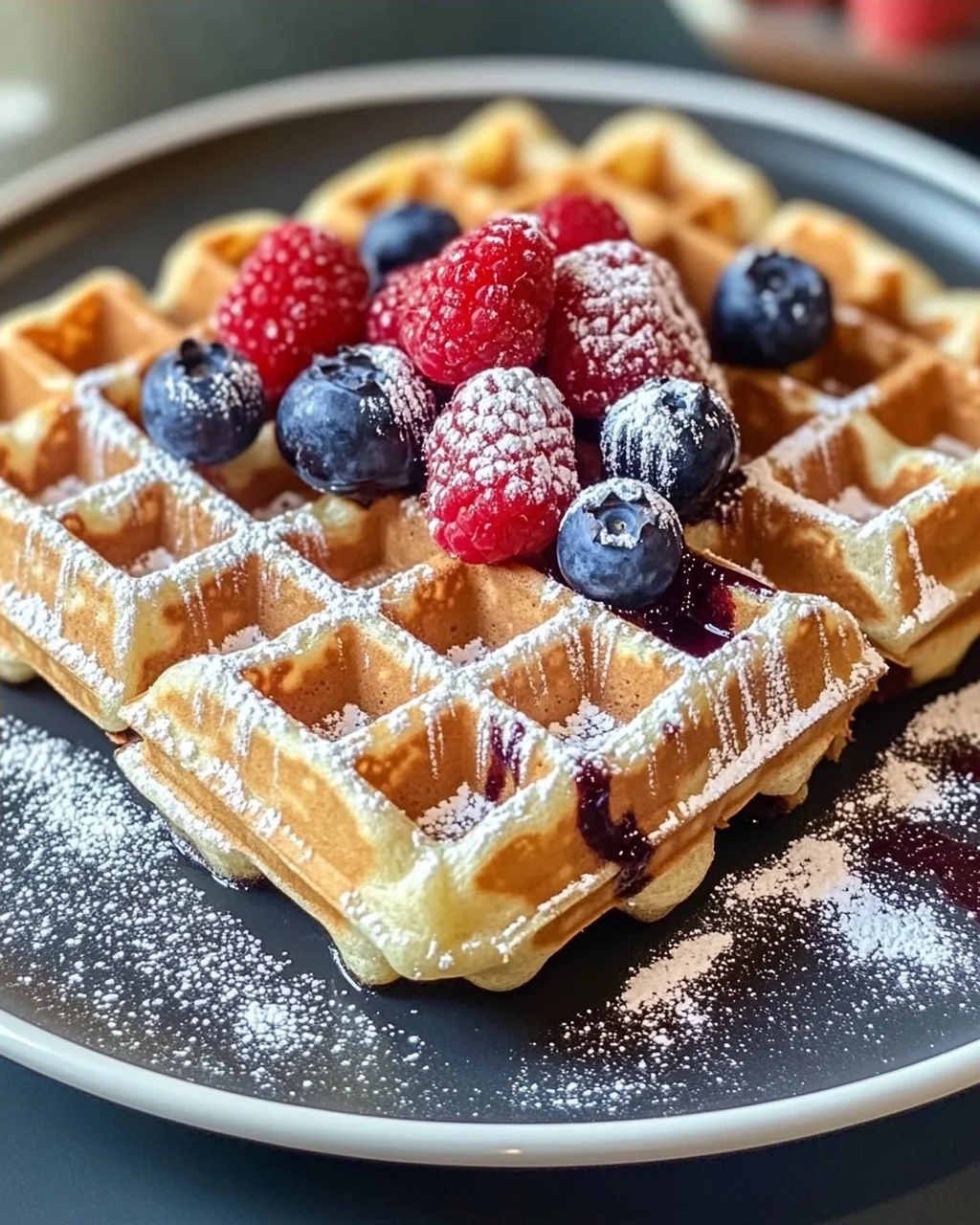 Fluffige Waffeln