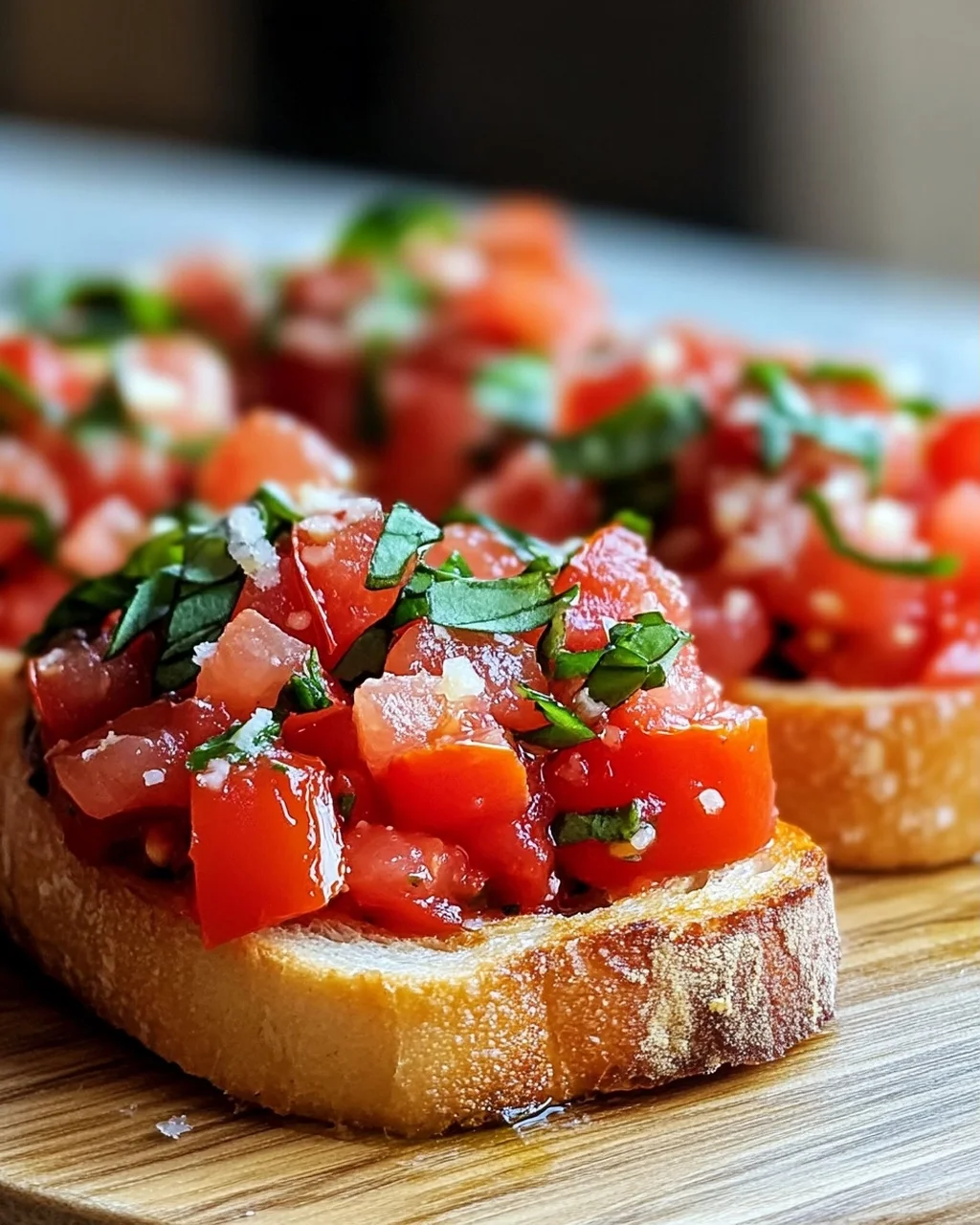 Frische Tomaten Bruschetta