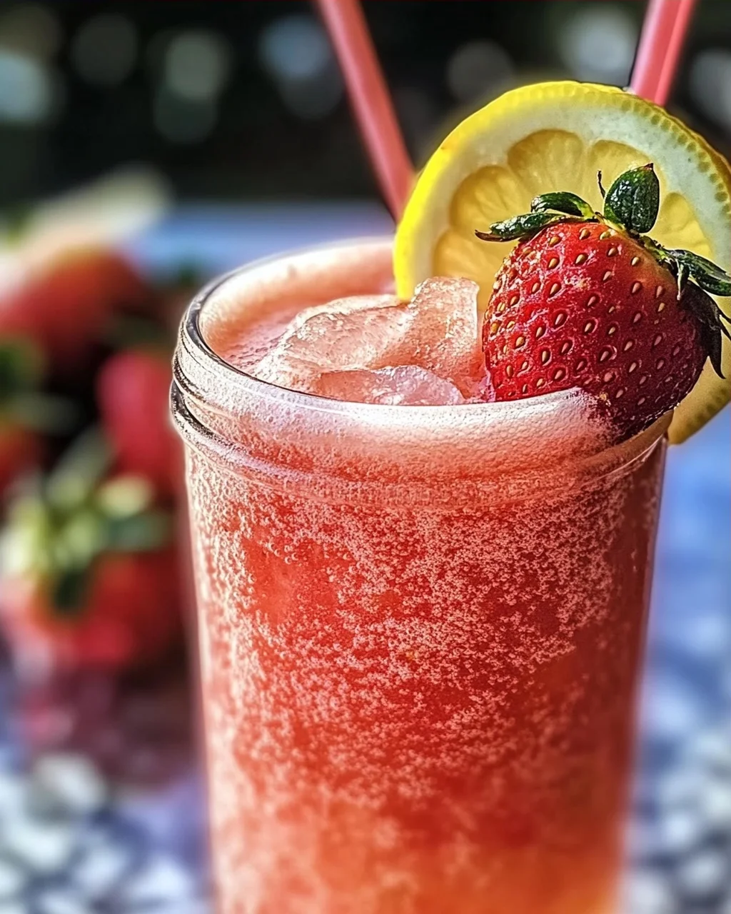 Frosted Erdbeer-Limonade: Erfrischend und Gesund