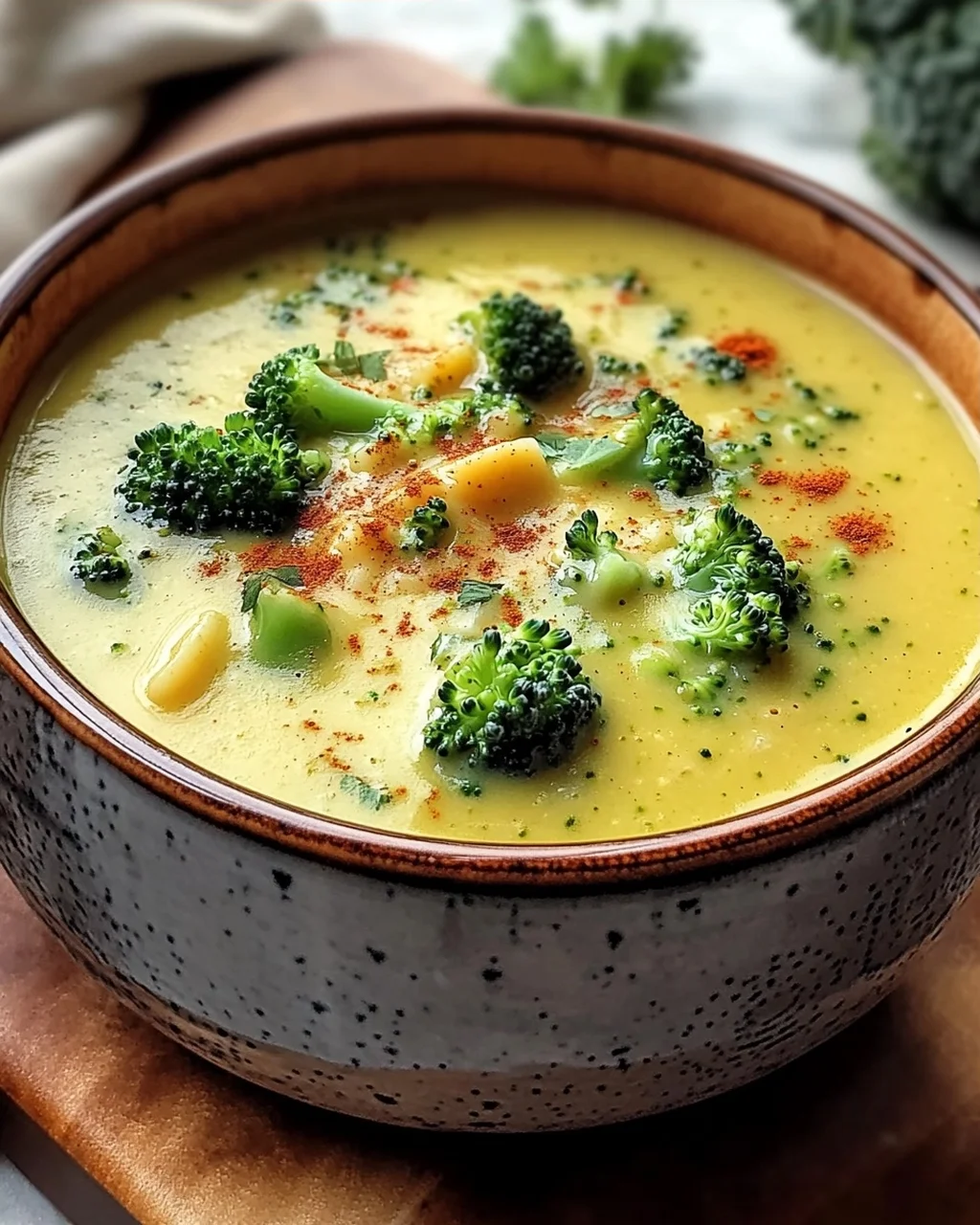 Geräucherte Gouda Brokkoli Suppe in 30 Minuten