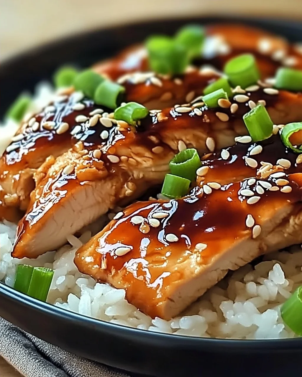 Hähnchengeschnetzeltes Teriyaki