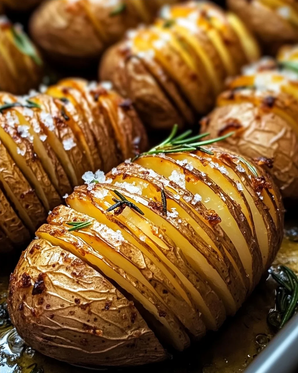 Fächerkartoffeln / Hasselback-Kartoffeln