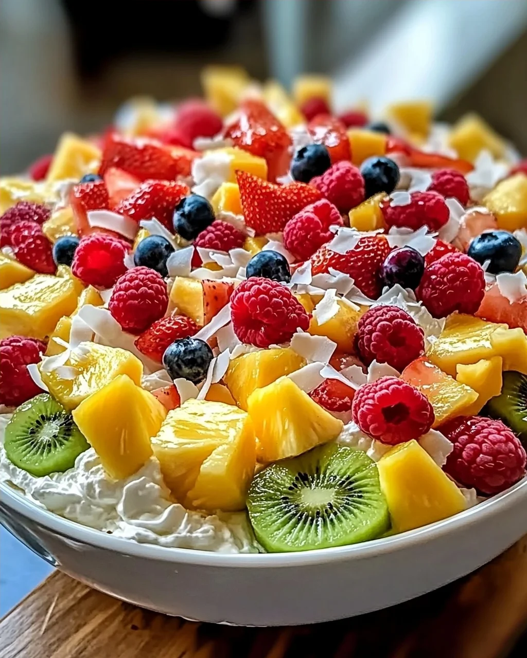 Hawaiian Käsekuchen Salat für den perfekten Sommergenuss