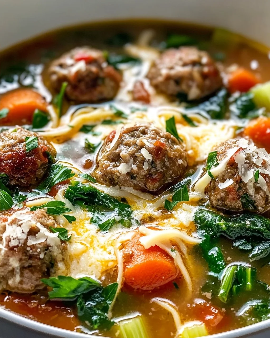 Herzhafte Schongarer Hackbällchen Suppe – Einfach & Lecker