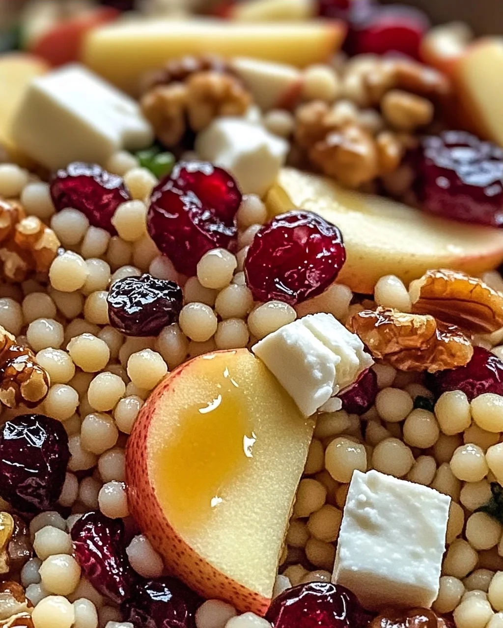 Honig Herbst Perlen Couscous Salat für dein Wohlfühlen