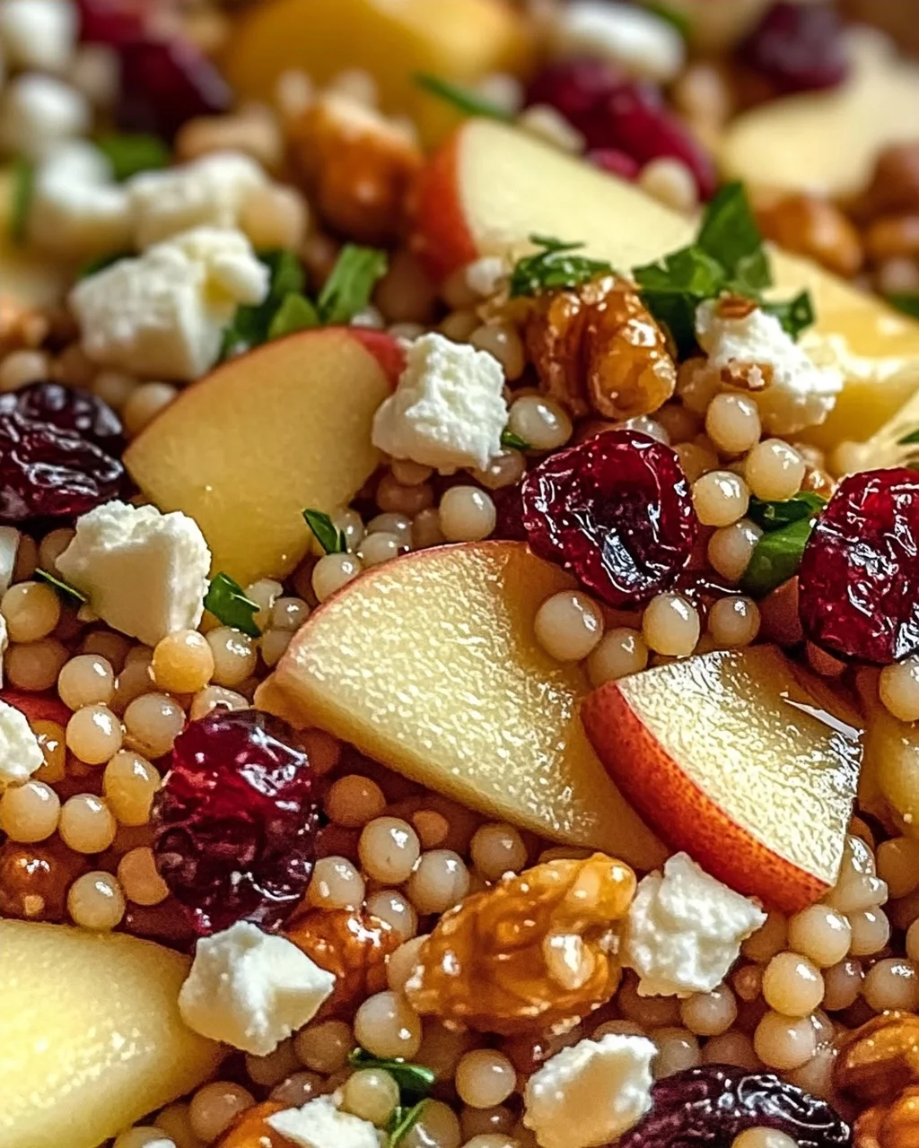 Honig Herbst Perlen Couscous Salat für dein Wohlfühlen