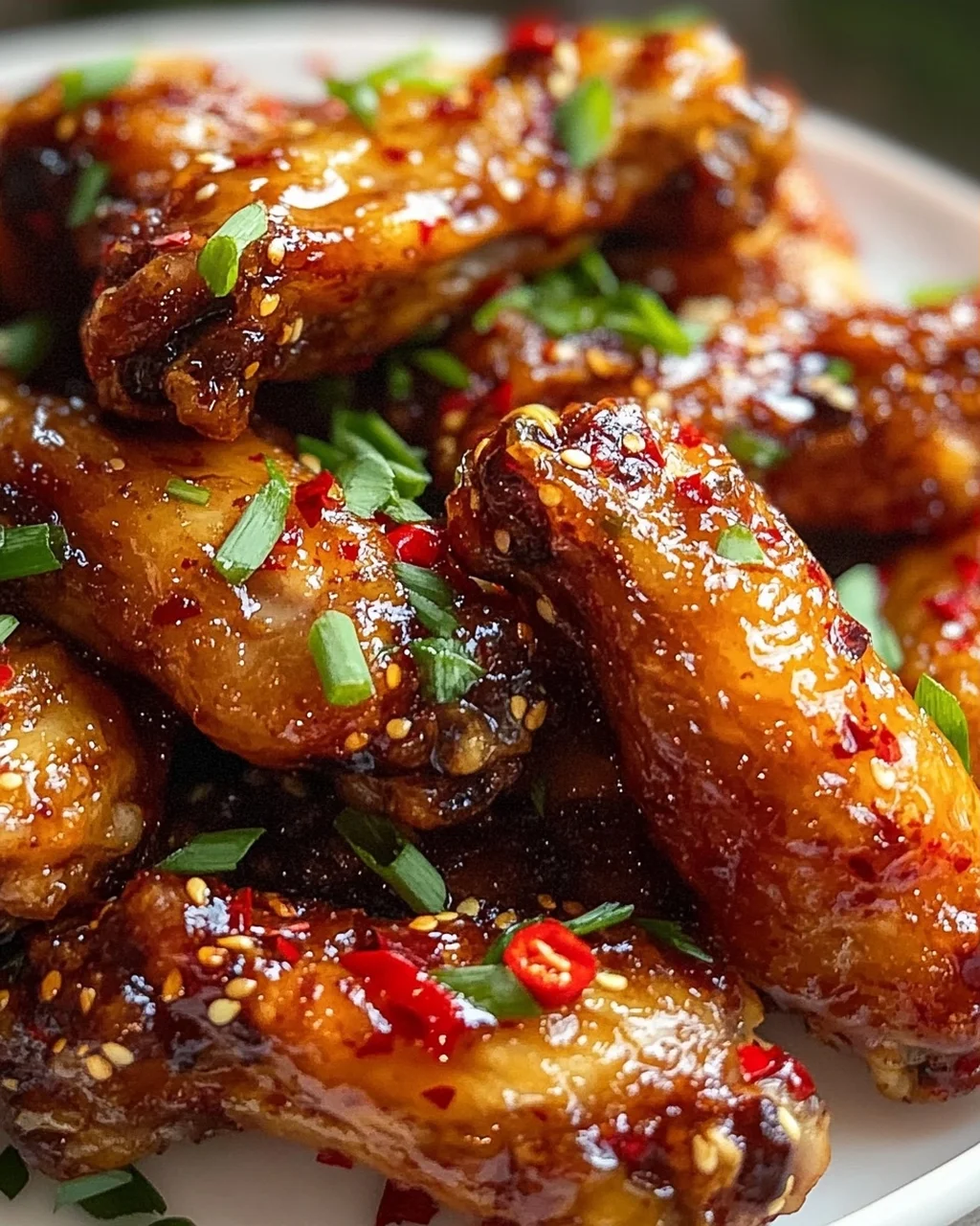 Hot Honey Chicken Wings mit Knoblauch & Chili – Süß-scharf!