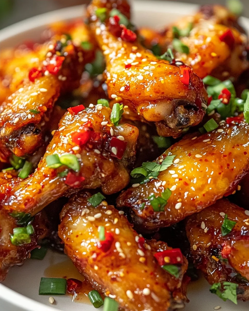 Hot Honey Chicken Wings mit Knoblauch & Chili – Süß-scharf!