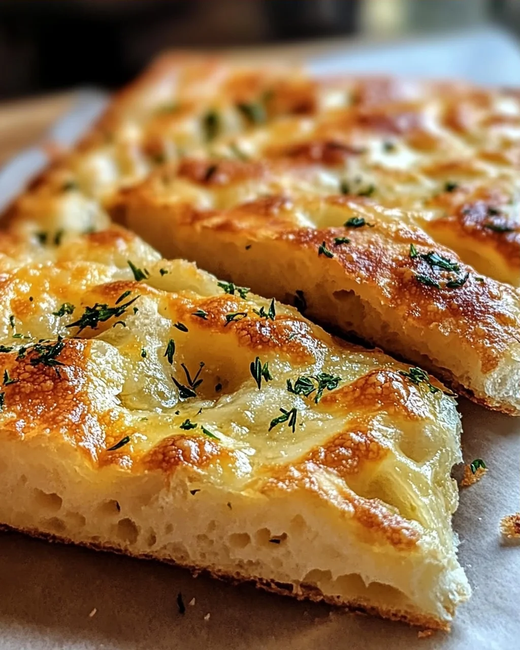 Hüttenkäse Fladenbrot