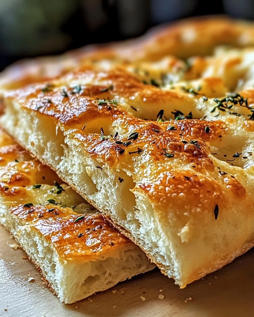 Hüttenkäse Fladenbrot