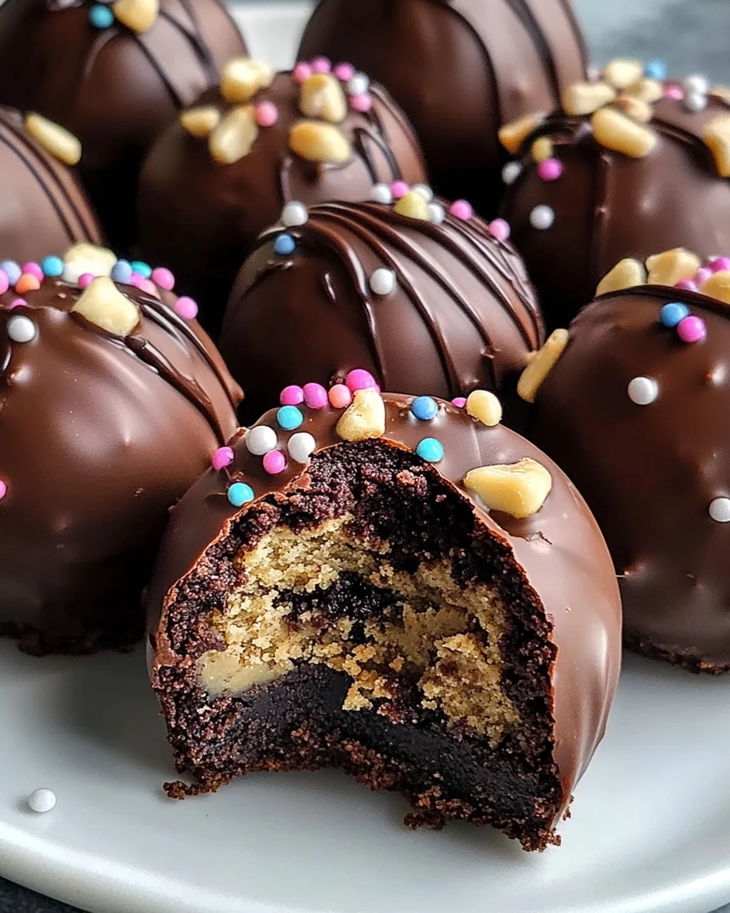 Keksteig-Brownie-Bomben ohne Backen: Dein Schokochip-Traum!