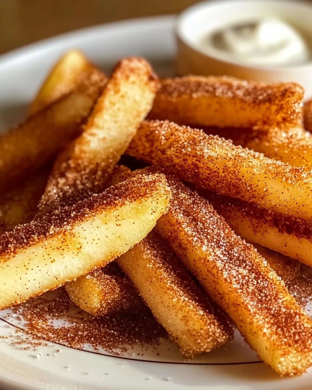 Knusprige Air Fryer Apfel-Pommes: Süßer Snack leicht gemacht!