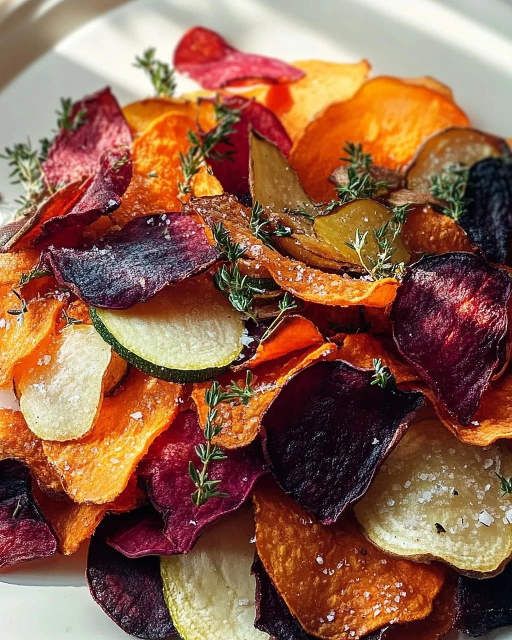 Knusprige Gemüsechips: Gesund, lecker & einfach aus dem Ofen!
