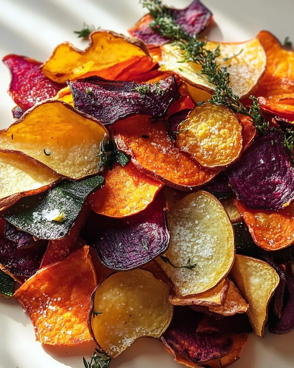 Knusprige Gemüsechips: Gesund, lecker & einfach aus dem Ofen!