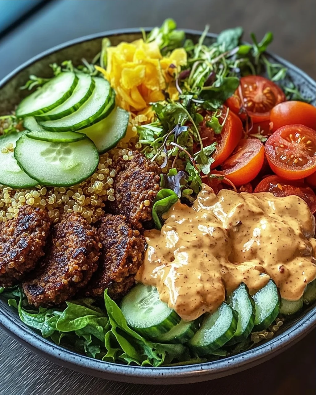 Köstliche Burger Bowls: Würziges Rezept für Genuss!