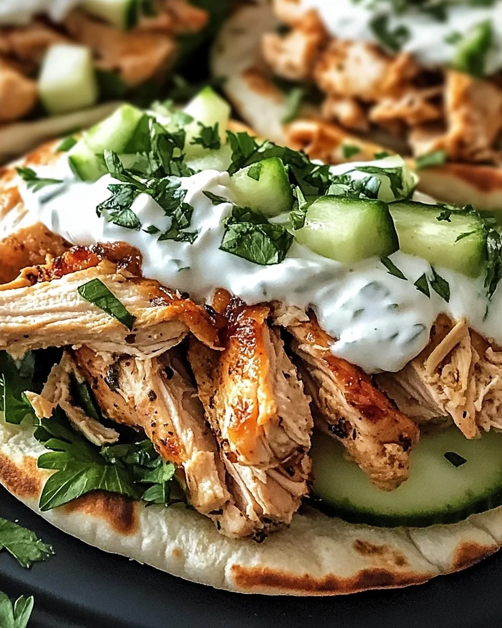 Köstliche Slow Cooker Hähnchen Gyros für jeden Tag