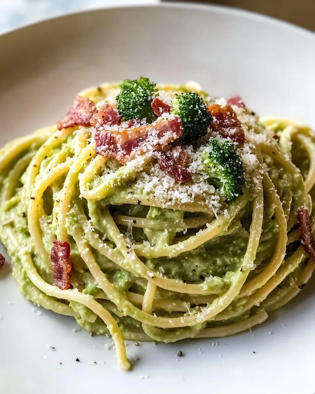 Leckere Avocado Carbonara mit Rindfleisch – Einfaches Rezept!