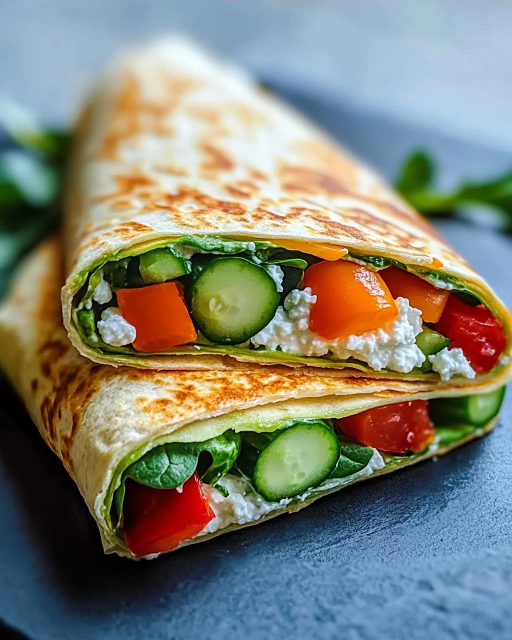Leckere Hüttenkaese Wraps - Gesund & Einfach Nachzumachen!