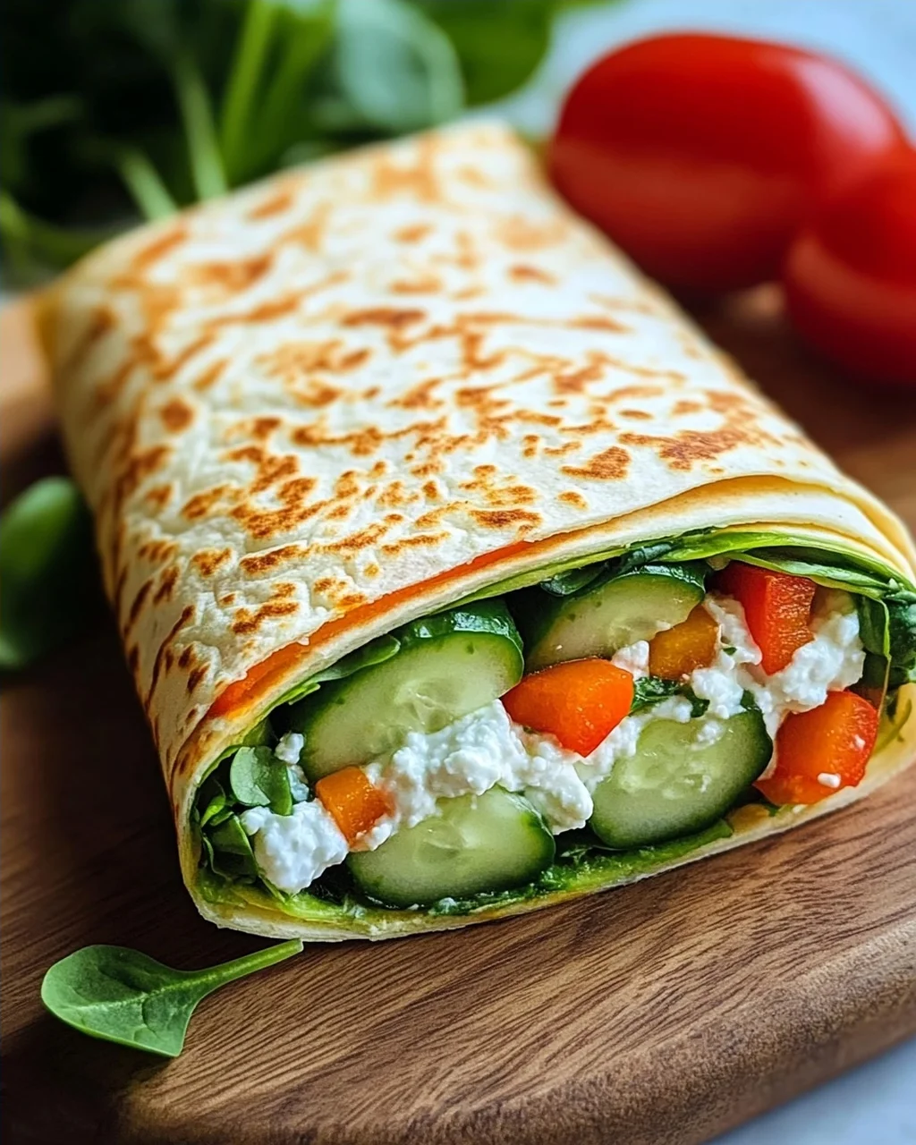 Leckere Hüttenkaese Wraps - Gesund & Einfach Nachzumachen!