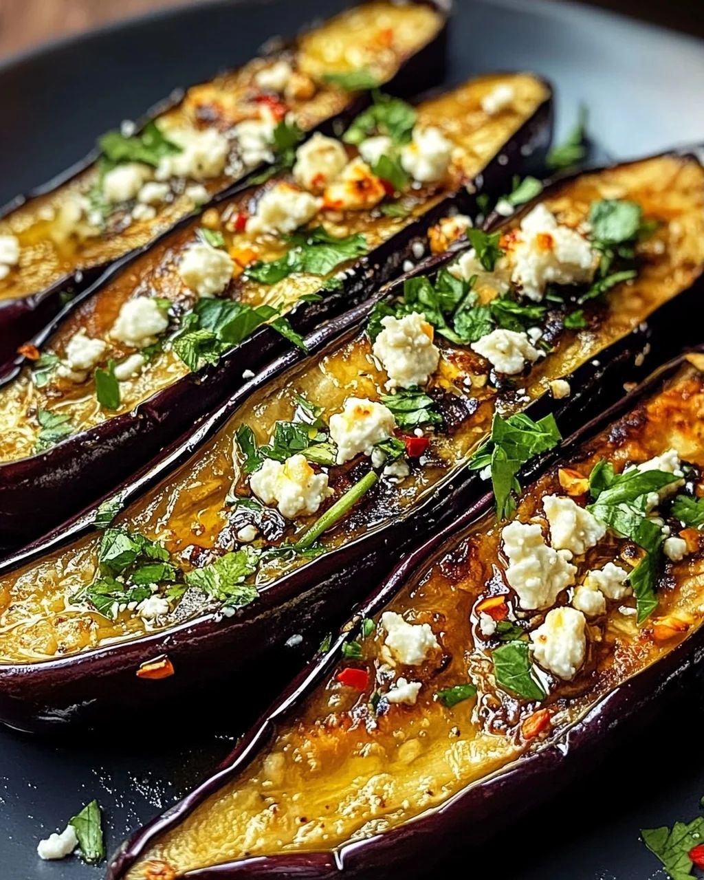 Mediterrane Geröstete Aubergine