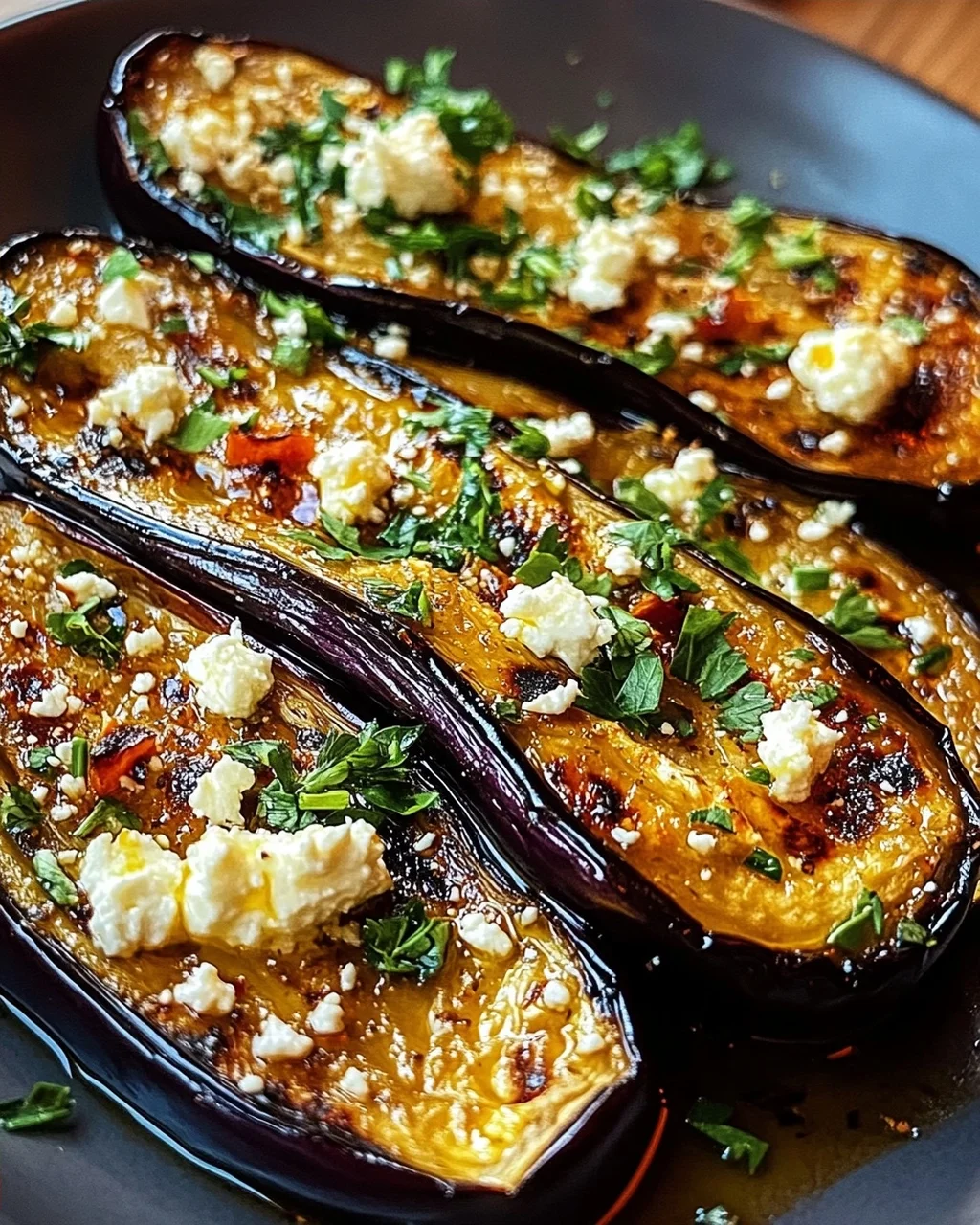 Mediterrane Geröstete Aubergine