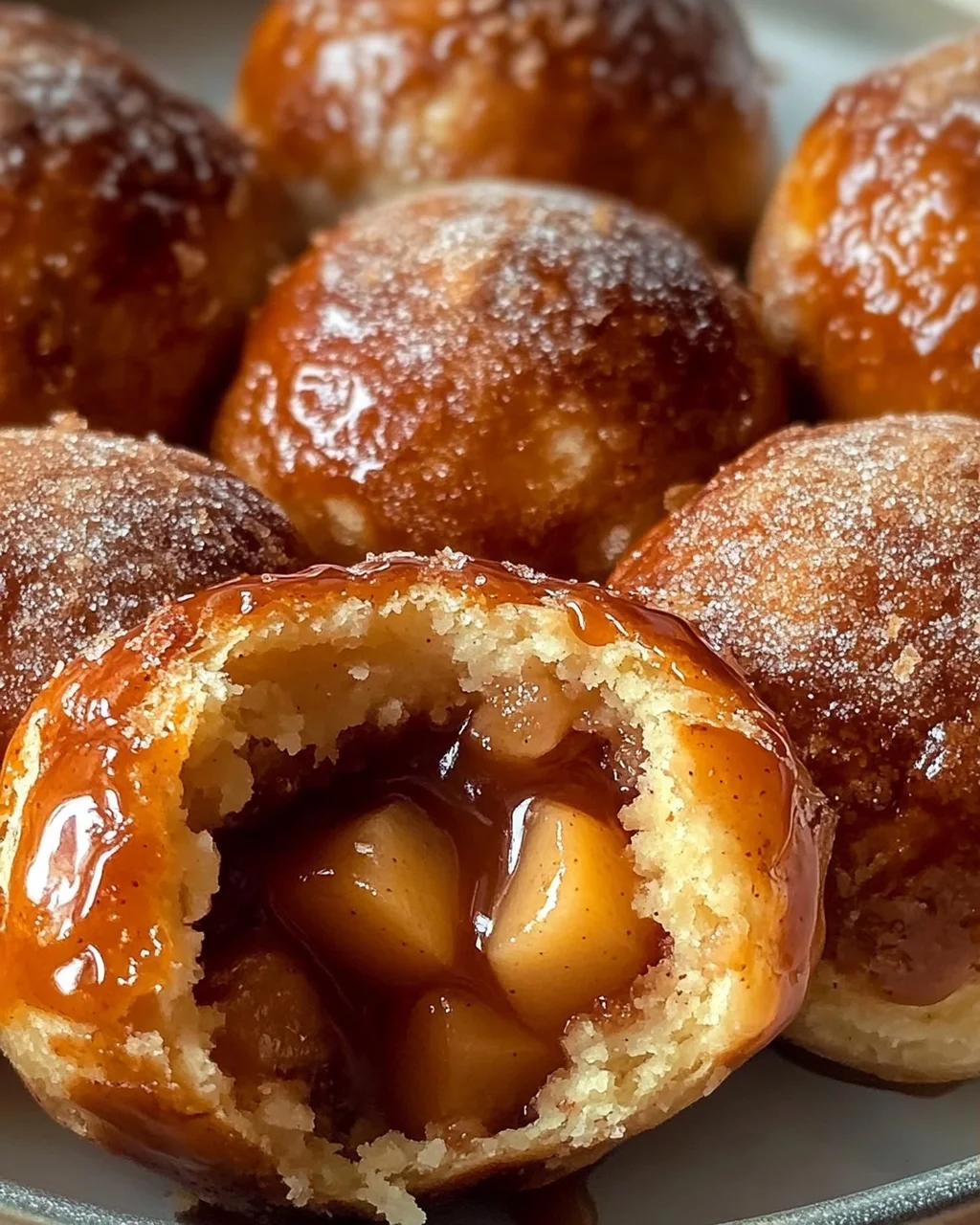 Mundwässernde Karamell Apfelkuchen Bombs