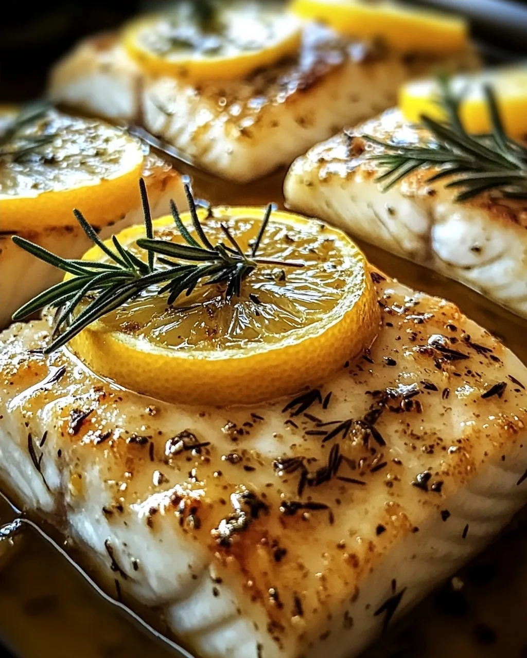 Ofenfisch mit Kräutern und Zitronen