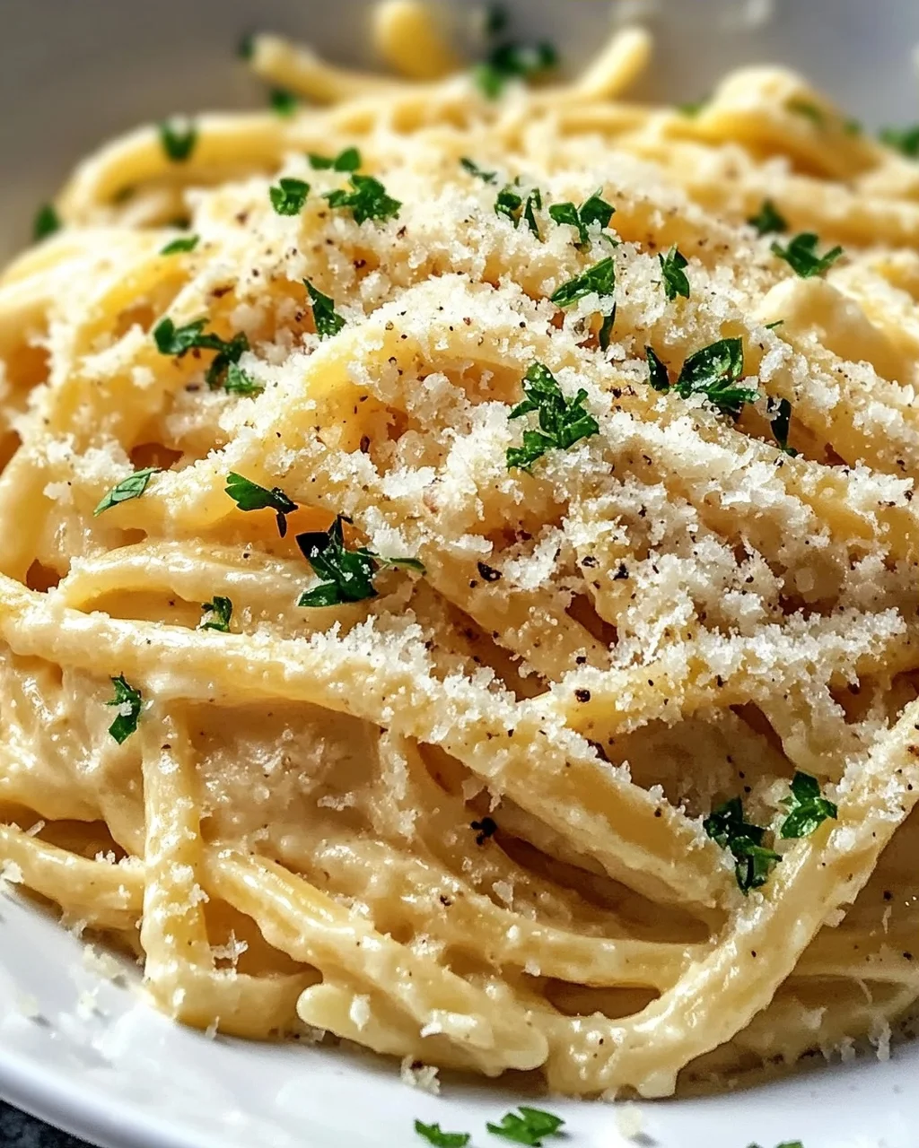 One Pot Cremige Knoblauch Pasta