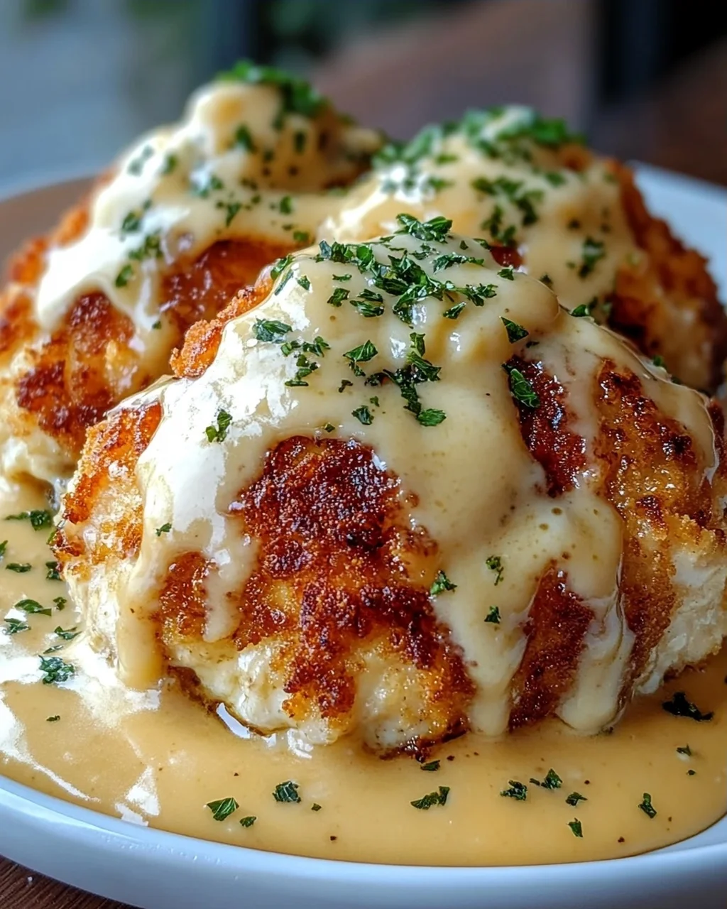 Parmesanwolken Hähnchen-Bomben Rezept