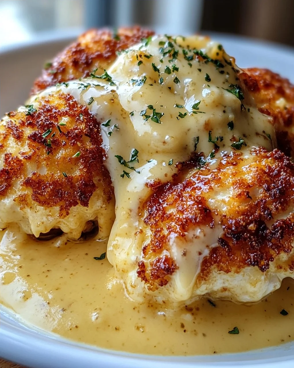 Parmesanwolken Hähnchen-Bomben Rezept