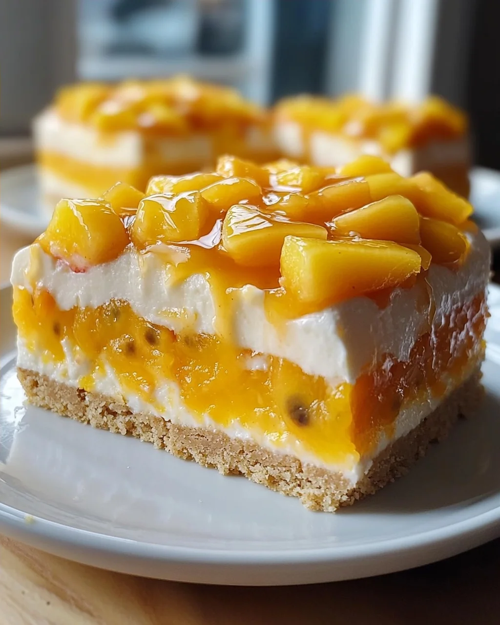Pfirsich Maracuja Torte ohne Backen