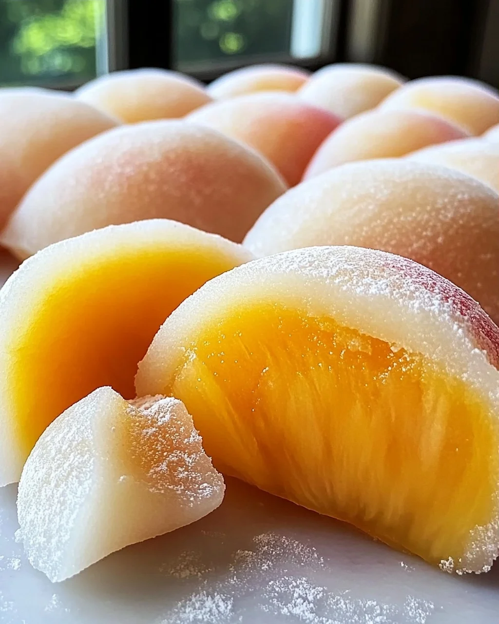 Pfirsich-Mochi: Soft und Fruchtig Genießen